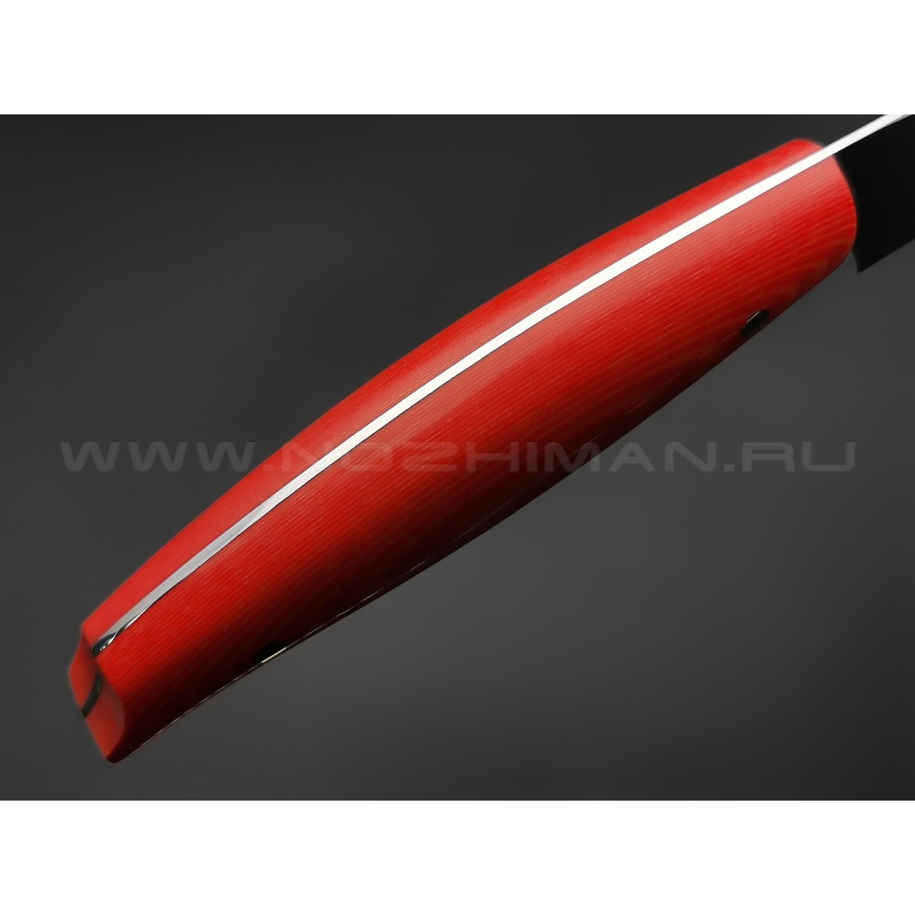 Филейный нож №2, сталь N690, рукоять G10 red & orange (Товарищество Завьялова)