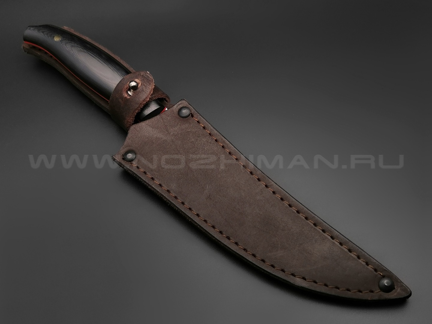 Филейный нож №2, сталь N690, рукоять G10 black (Товарищество Завьялова)