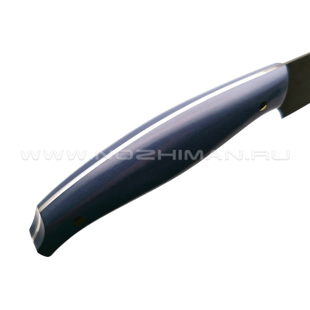 Филейный нож №2, булатная сталь, рукоять G10 navy (Мастерская Наследие)
