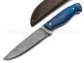 Нож "Волжский" булатная сталь, рукоять карельская берёза (Товарищество Завьялова)