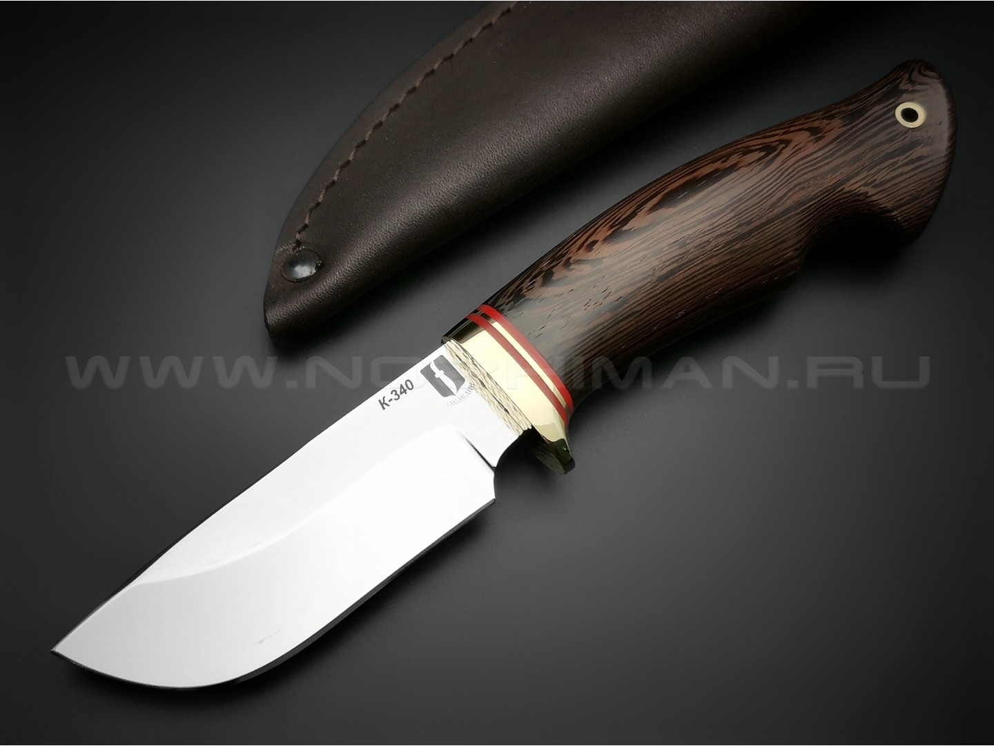 Нож "Гном" сталь K340, рукоять дерево венге (Мастерская Наследие)