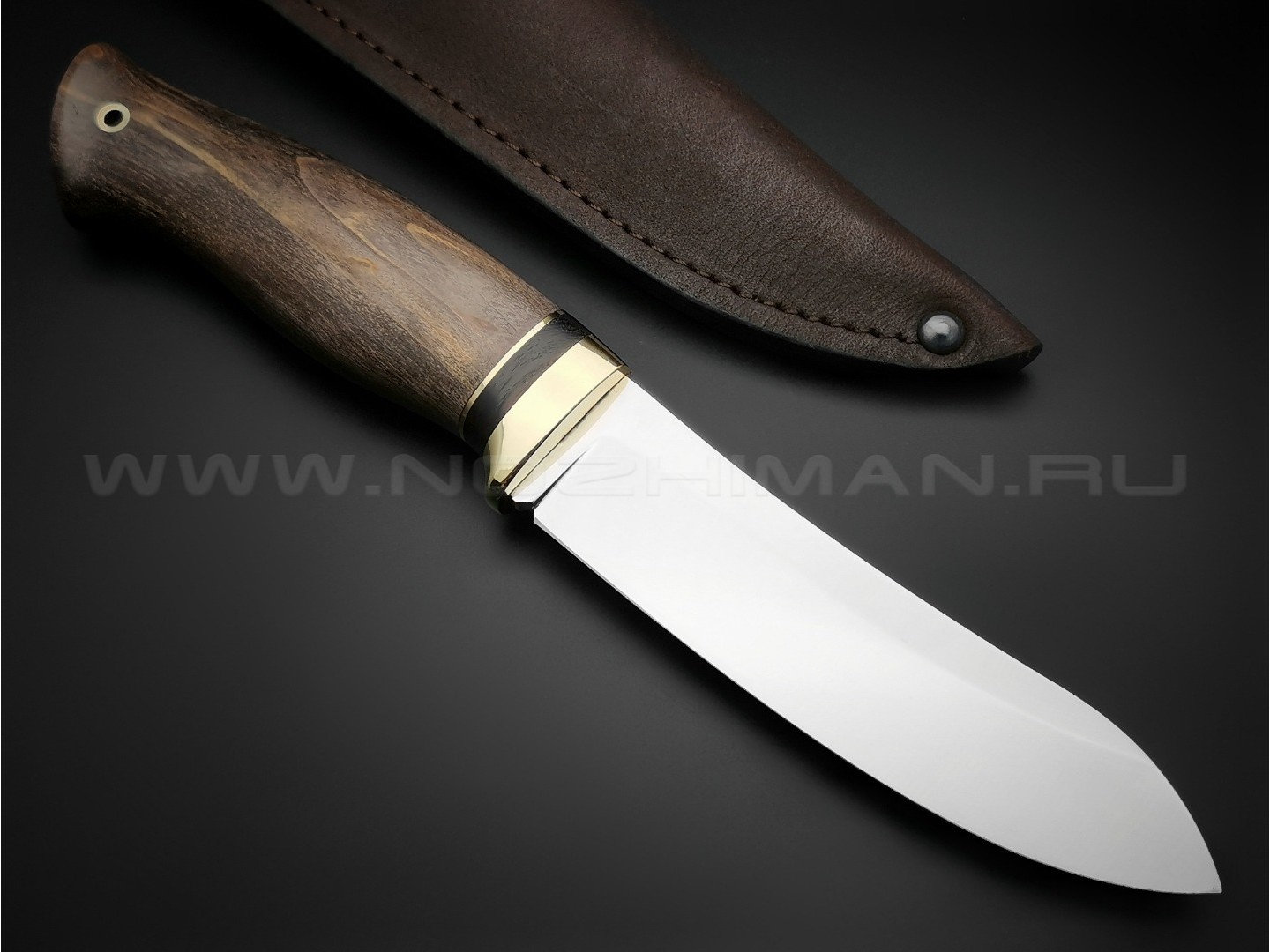 Нож "Фидель" сталь Sleipner, рукоять стабилизированное дерево (Товарищество Завьялова)