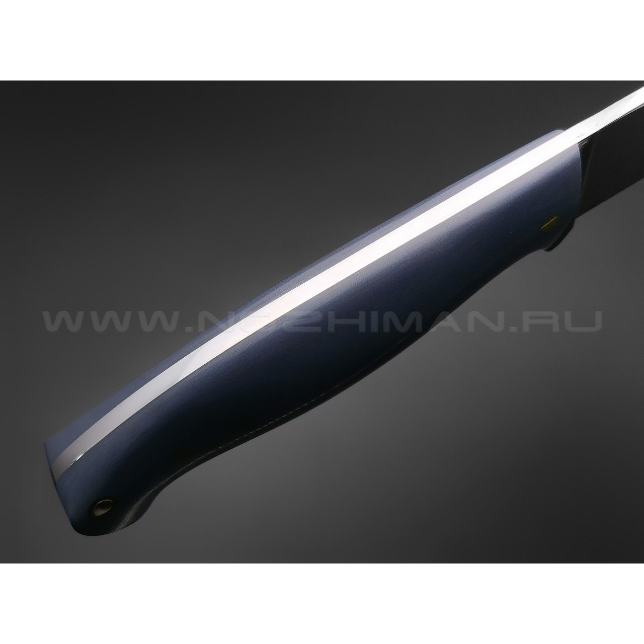 Нож "Волжский" сталь Sleipner, рукоять G10 navy (Товарищество Завьялова)