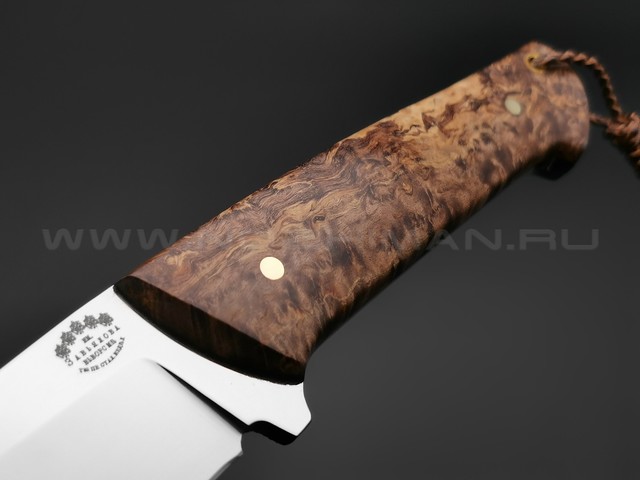 Нож "Бригадир" сталь Vanadis 10, рукоять стабилизированное дерево (Товарищество Завьялова)