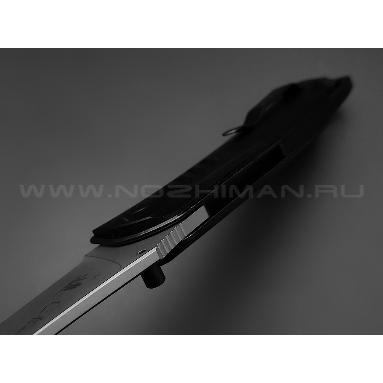 Mr.Blade нож HIT сталь D2 стоунвош, рукоять G10 black (автограф Сергея Селина)