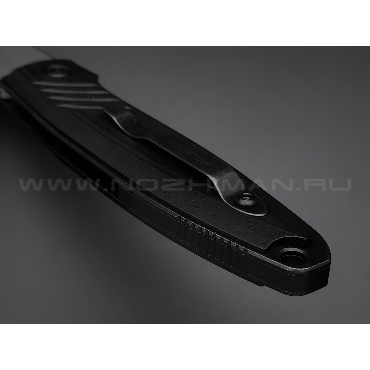 Mr.Blade нож Shot сталь D2 стоунвош, рукоять G10 black