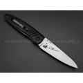 Mr.Blade нож Shot сталь D2 стоунвош, рукоять G10 black (автограф Сергея Селина)