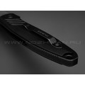 Mr.Blade нож Shot сталь D2 стоунвош, рукоять G10 black (автограф Сергея Селина)