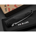 Mr.Blade нож Shot сталь D2 стоунвош, рукоять G10 black (автограф Сергея Селина)