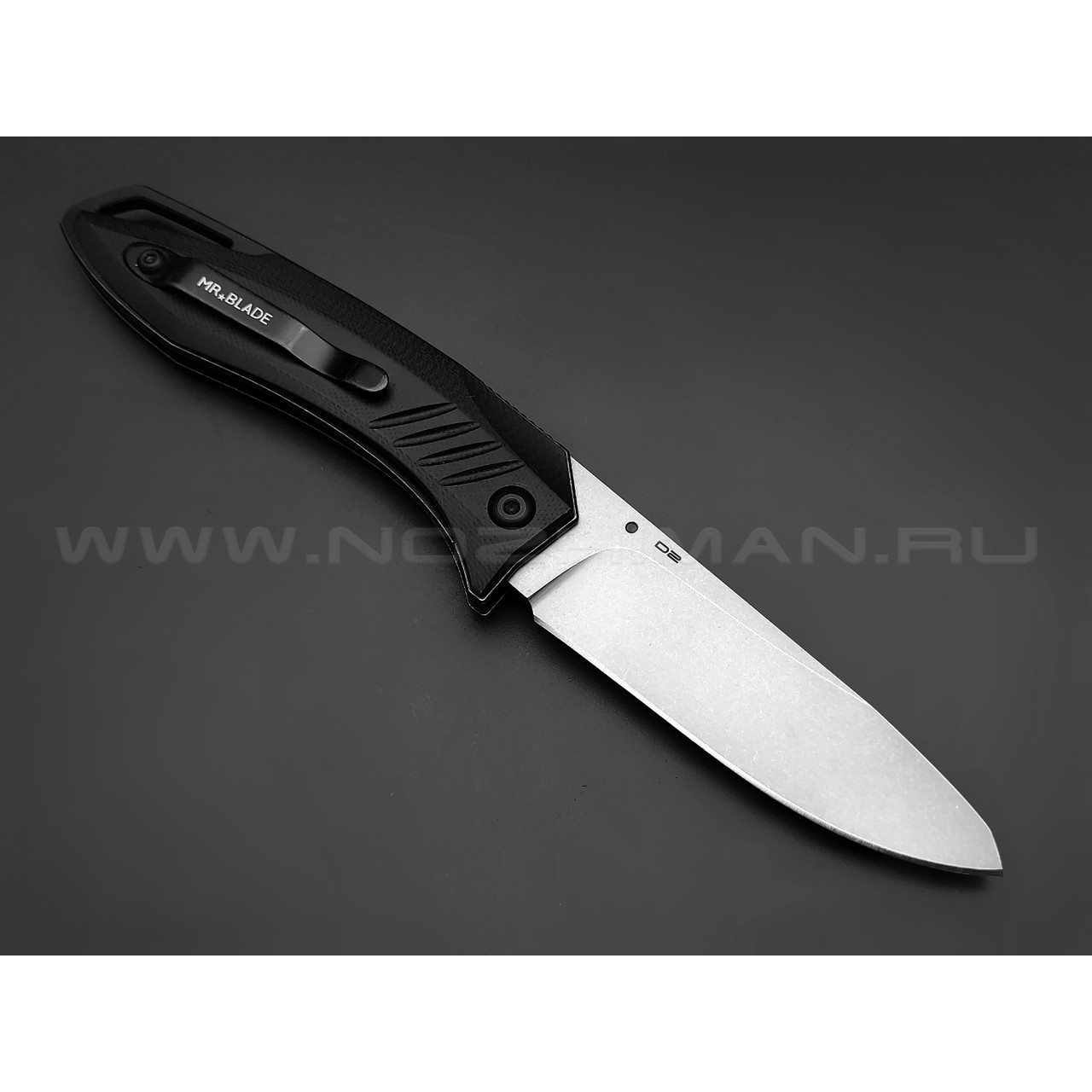 Mr.Blade нож Bang сталь D2 стоунвош, рукоять G10 black
