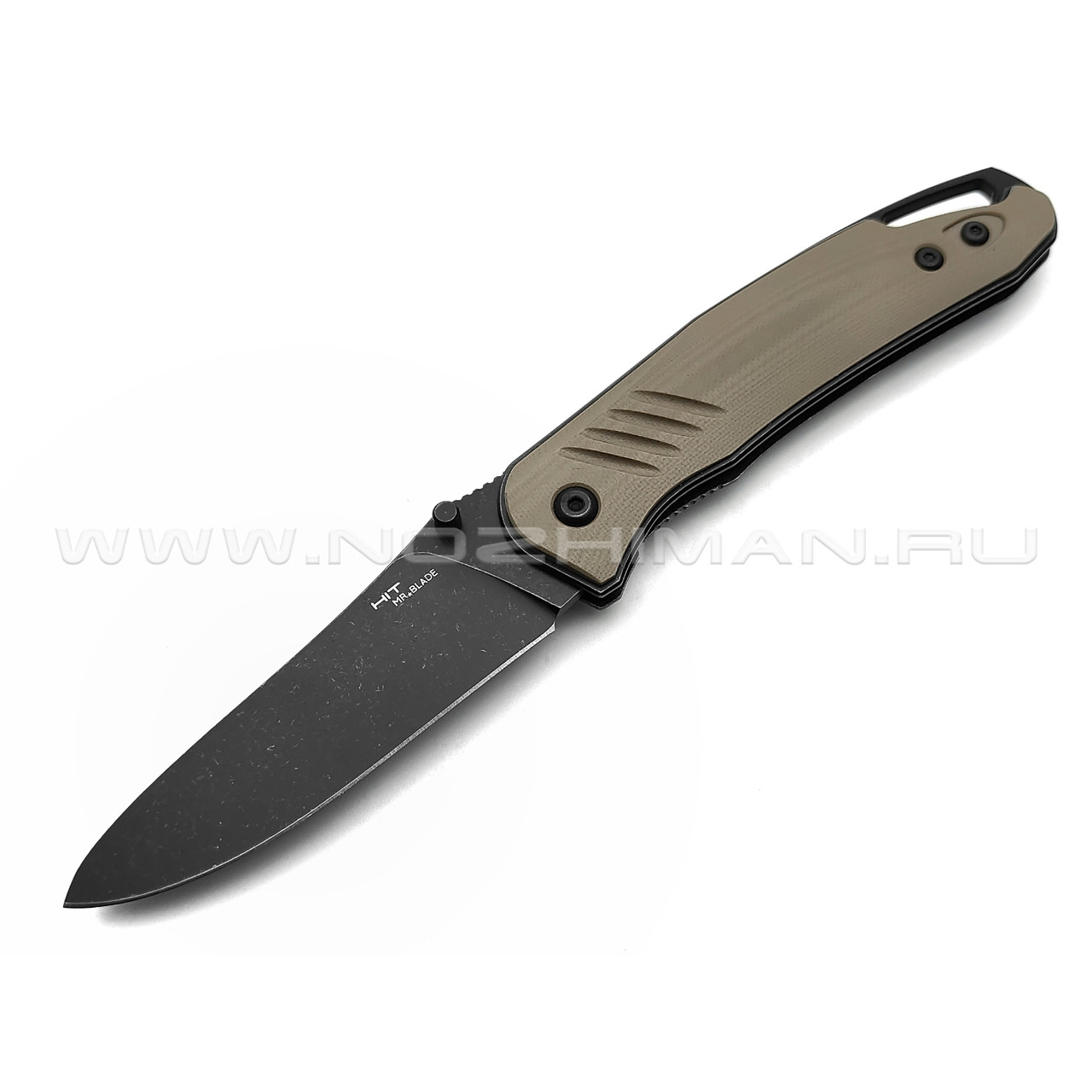 Mr.Blade нож HIT сталь D2 блэквош, рукоять G10 Tan
