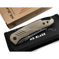 Mr.Blade нож HIT сталь D2 блэквош, рукоять G10 Tan Mr.Blade нож HIT сталь D2 блэквош, рукоять G10 Tan