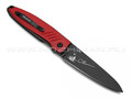 Mr.Blade нож Shot сталь D2 blackwash, рукоять G10 red (автограф Сергея Селина)