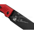 Mr.Blade нож Shot сталь D2 блэквош, рукоять G10 red (автограф Сергея Селина) Mr.Blade нож Shot сталь D2 блэквош, рукоять G10 red (автограф Сергея Селина)