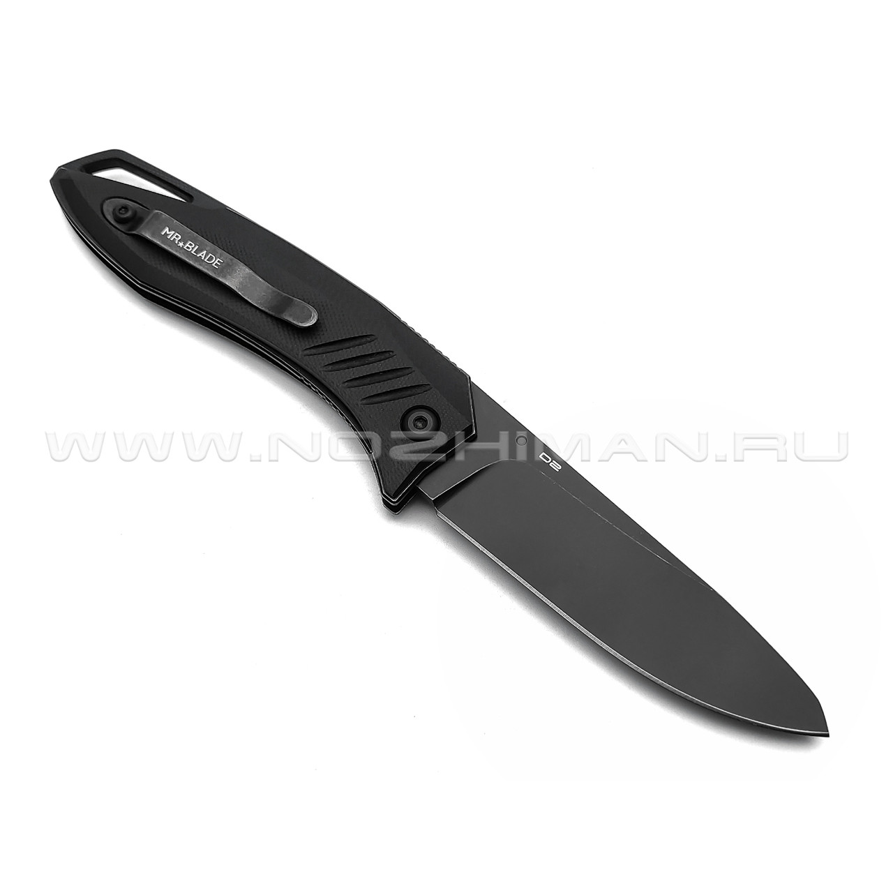 Mr.Blade нож Bang сталь D2 блэквош, рукоять G10 black