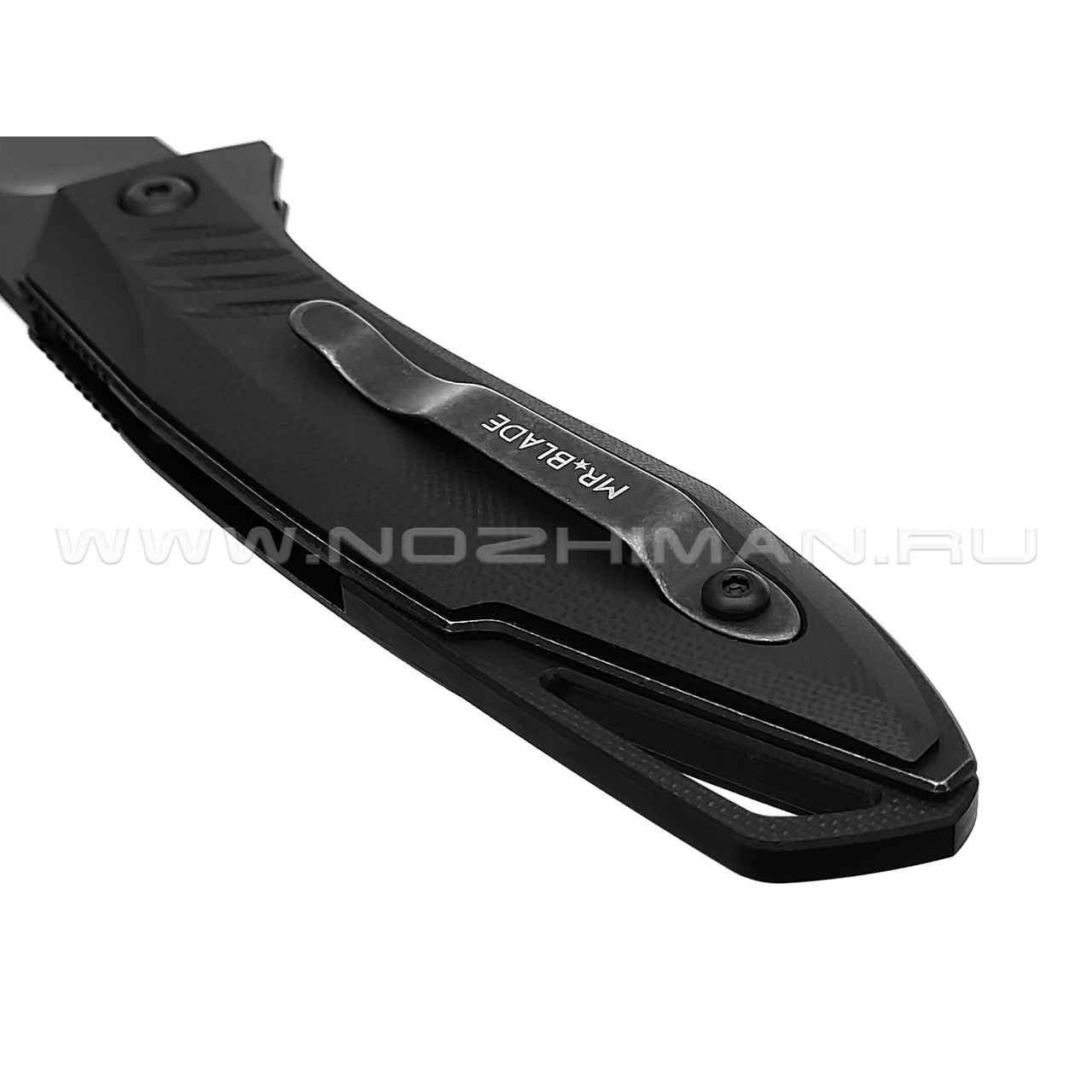 Mr.Blade нож Bang сталь D2 блэквош, рукоять G10 black