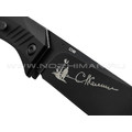 Mr.Blade нож Bang сталь D2 блэквош, рукоять G10 black (автограф Сергея Селина)