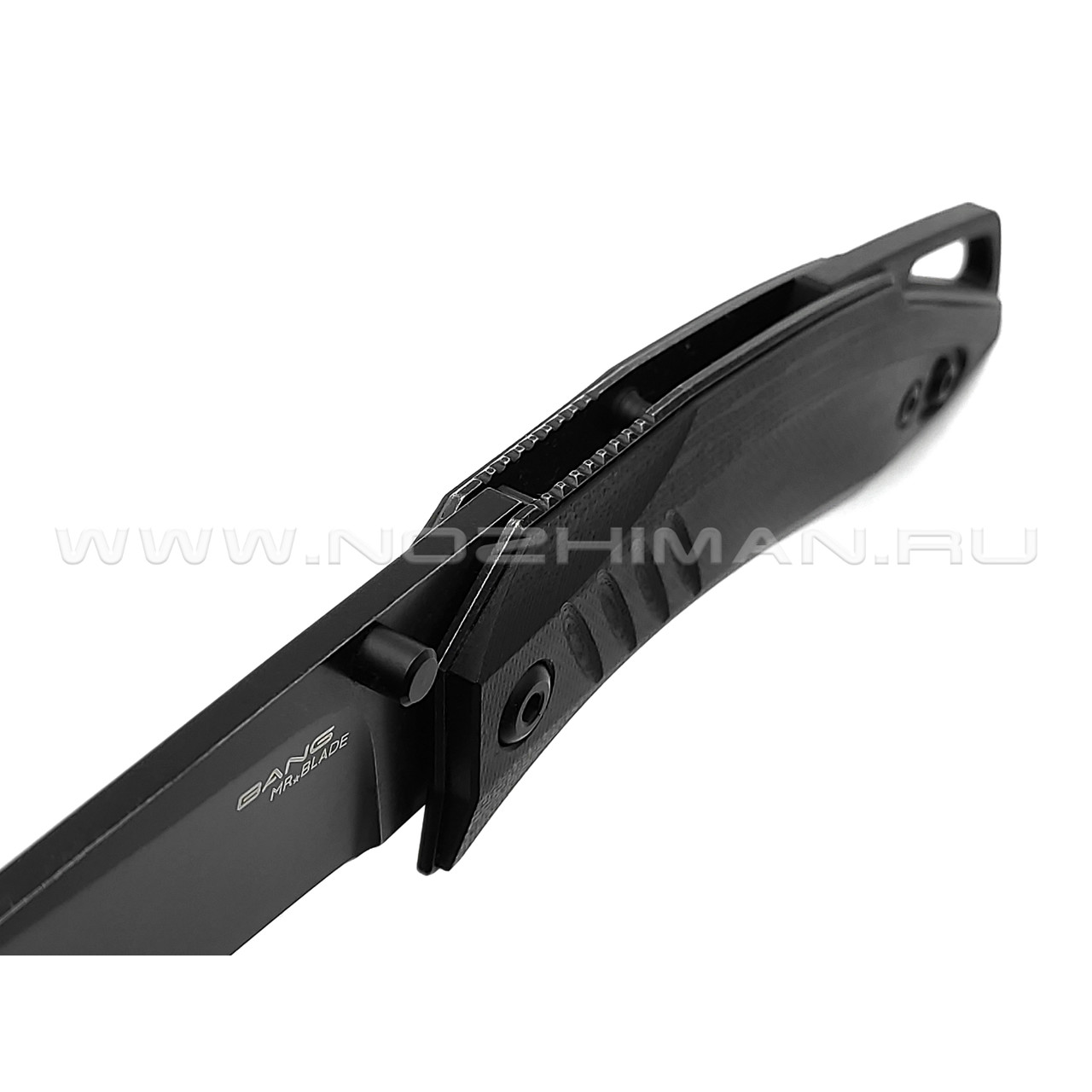 Mr.Blade нож Bang сталь D2 блэквош, рукоять G10 black (автограф Сергея Селина)