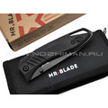 Mr.Blade нож Bang сталь D2 блэквош, рукоять G10 black (автограф Сергея Селина)