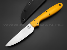 Apus Knives нож Wilson сталь N690 satin, рукоять G10 Yellow