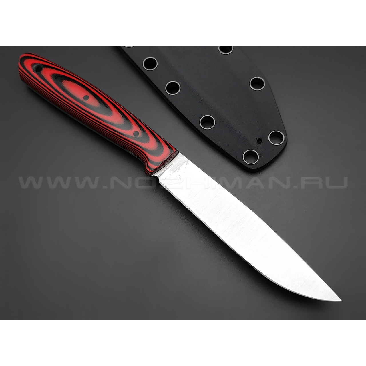 Апус нож Toothpick сталь K110, рукоять G10 black & red