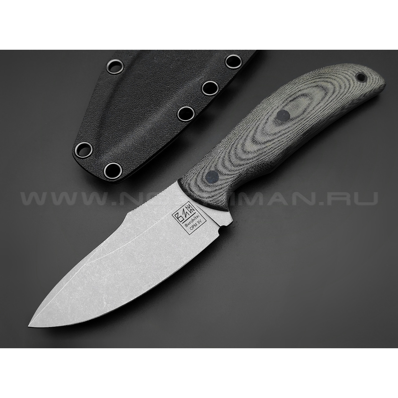 ZH KNIVES нож Palmistry сталь CPM 3V, рукоять микарта