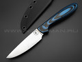 Apus Knives нож Wilson сталь N690, рукоять G10 black & blue
