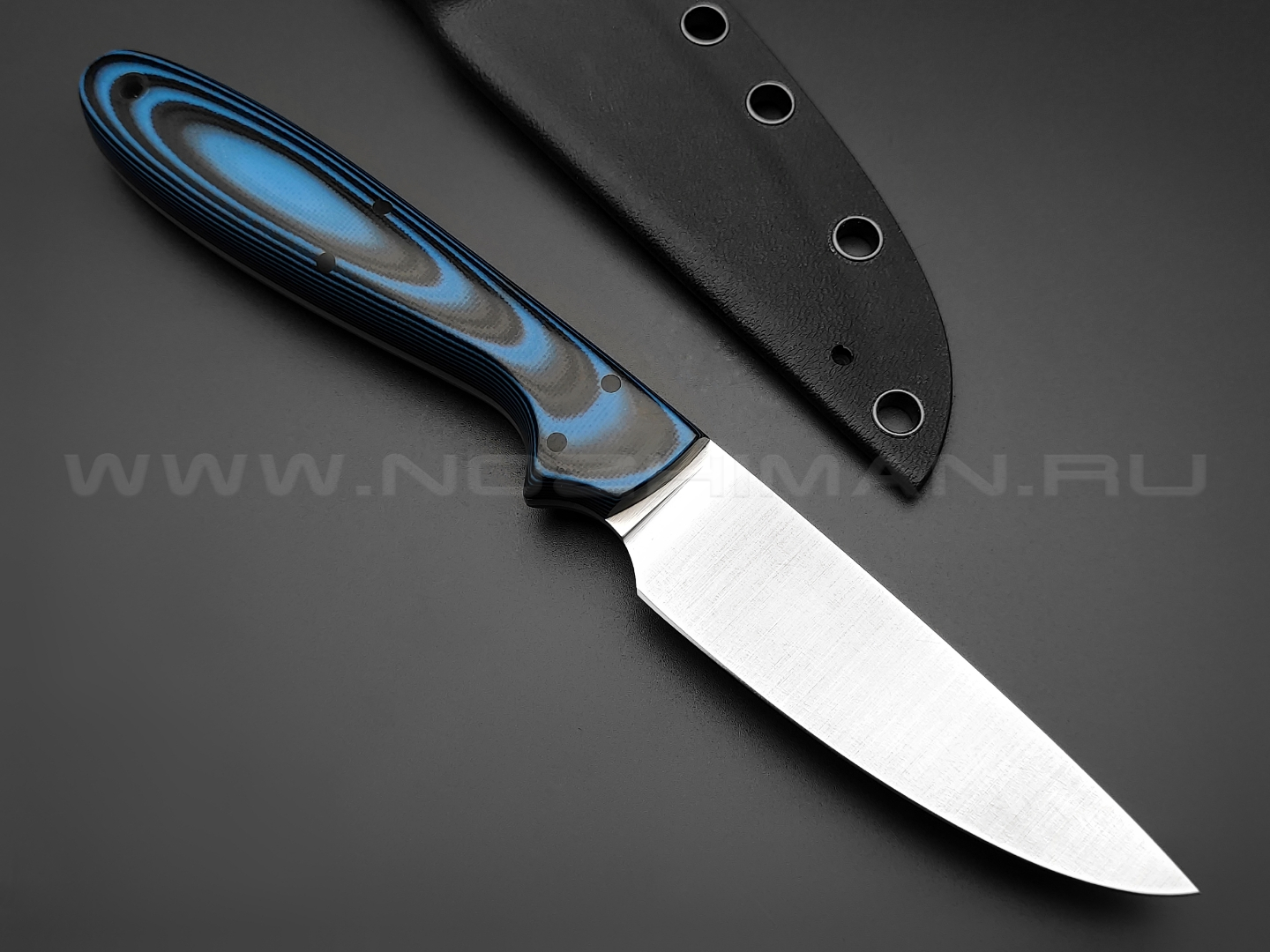 Apus Knives нож Wilson сталь N690, рукоять G10 black & blue