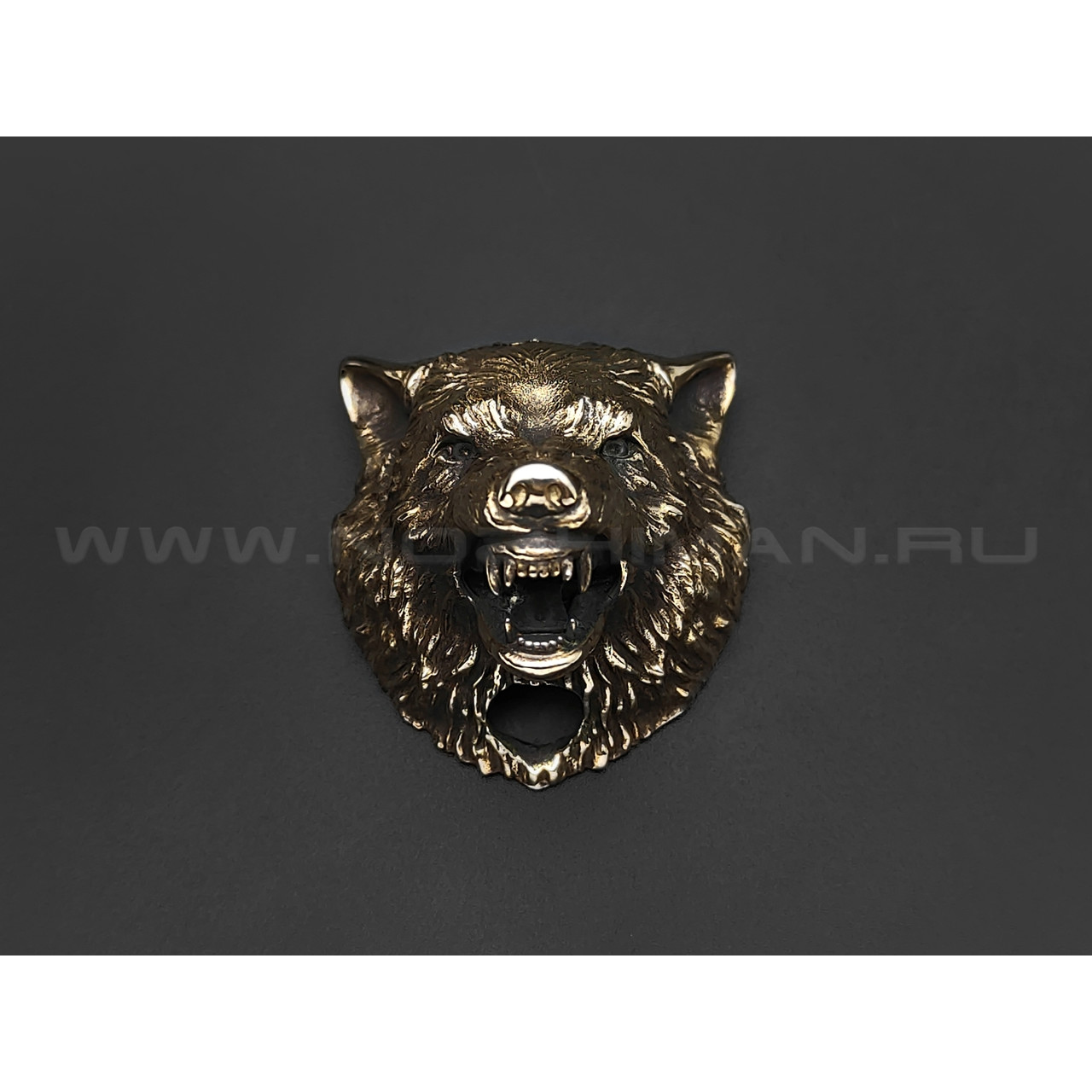 Бусина "Волк" бронза (Wild Heart)