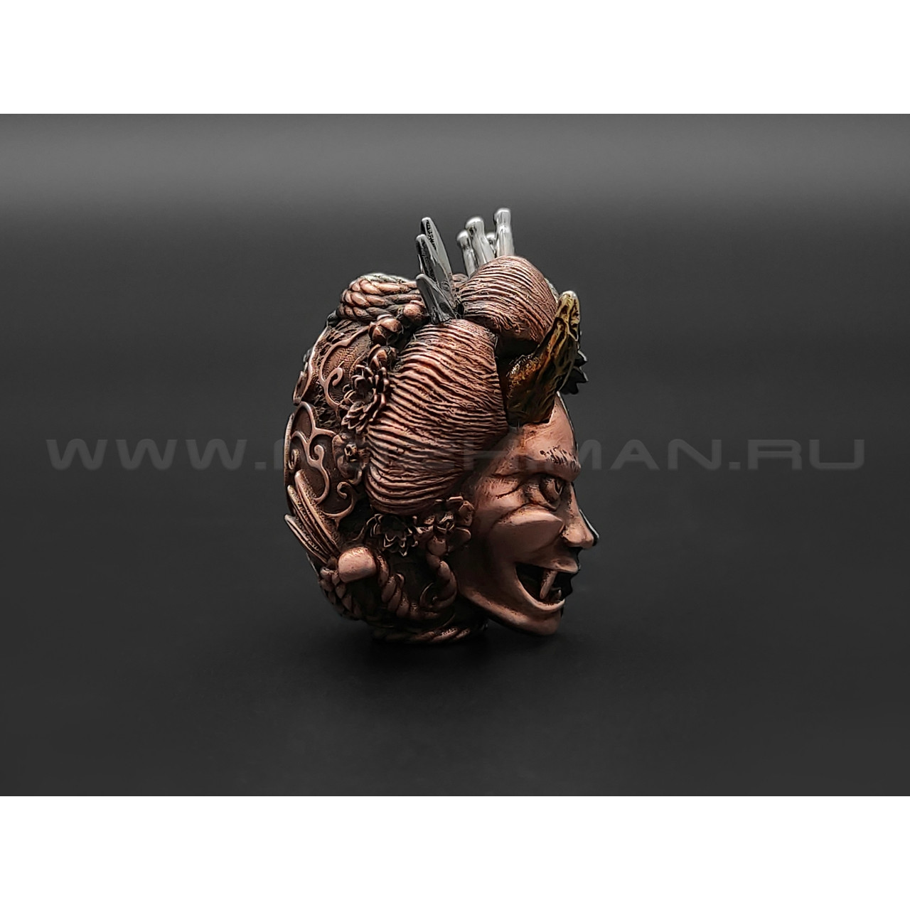 Бусина "Хання" нейзильбер, медь, бронза (Wild Heart)