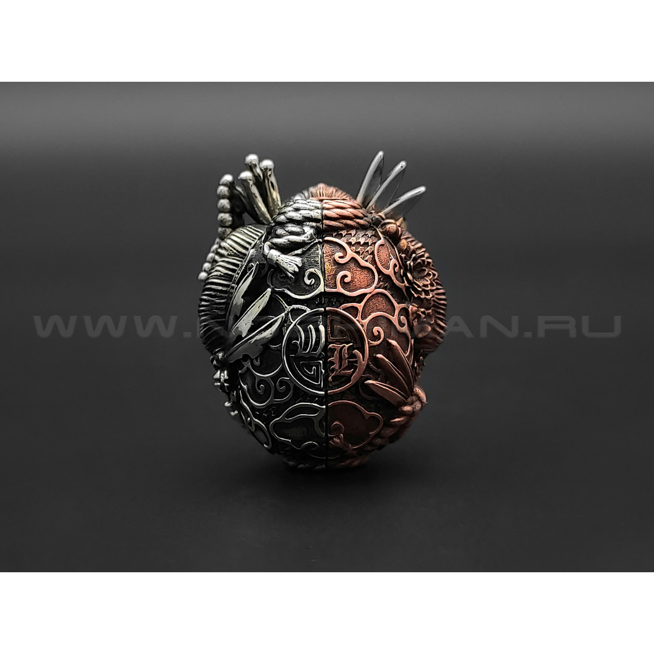 Бусина "Хання" нейзильбер, медь, бронза (Wild Heart)
