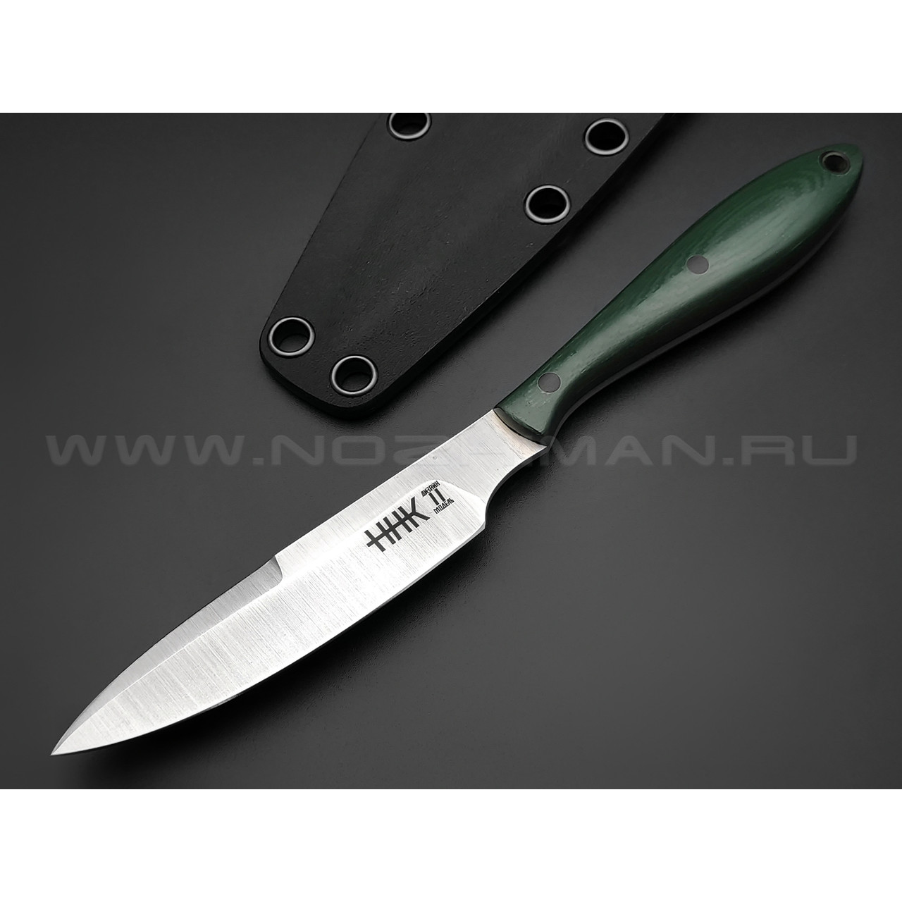 Нож ННК модель 2, сталь N690, рукоять G10 OD green