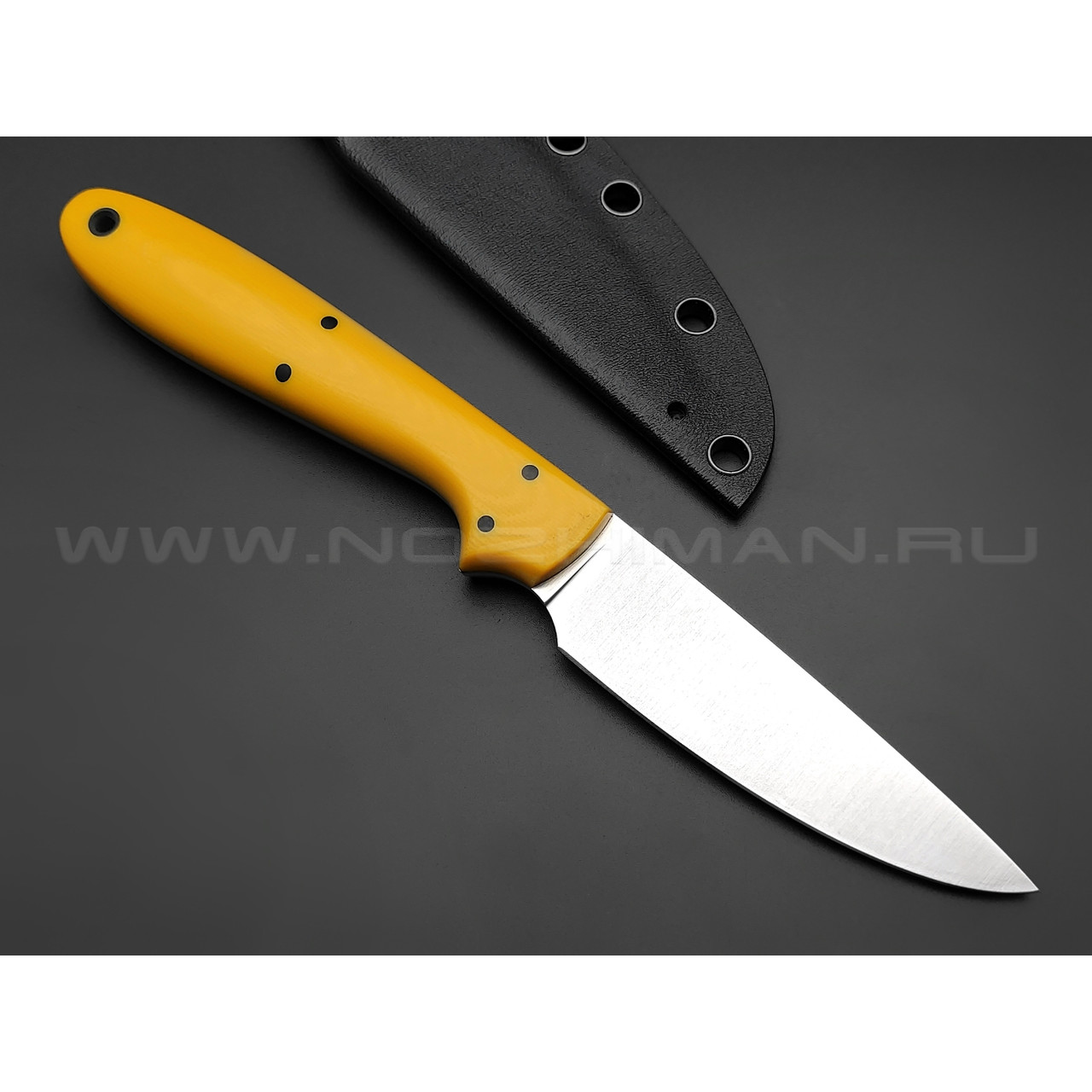 Апус нож Wilson сталь K110 satin, рукоять G10 Yellow