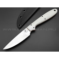 Апус нож Wilson сталь K110, рукоять G10 white & red