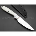Апус нож Wilson сталь K110, рукоять G10 white & red
