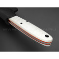 Апус нож Wilson сталь K110, рукоять G10 white & red