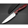 Апус нож Wilson Long сталь N690, рукоять G10 black & red