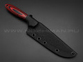 Apus Knives нож Wilson Long сталь N690, рукоять G10 black & red