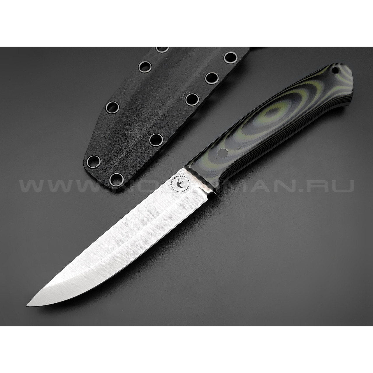 Апус нож Maverick сталь N690, рукоять G10 black & green
