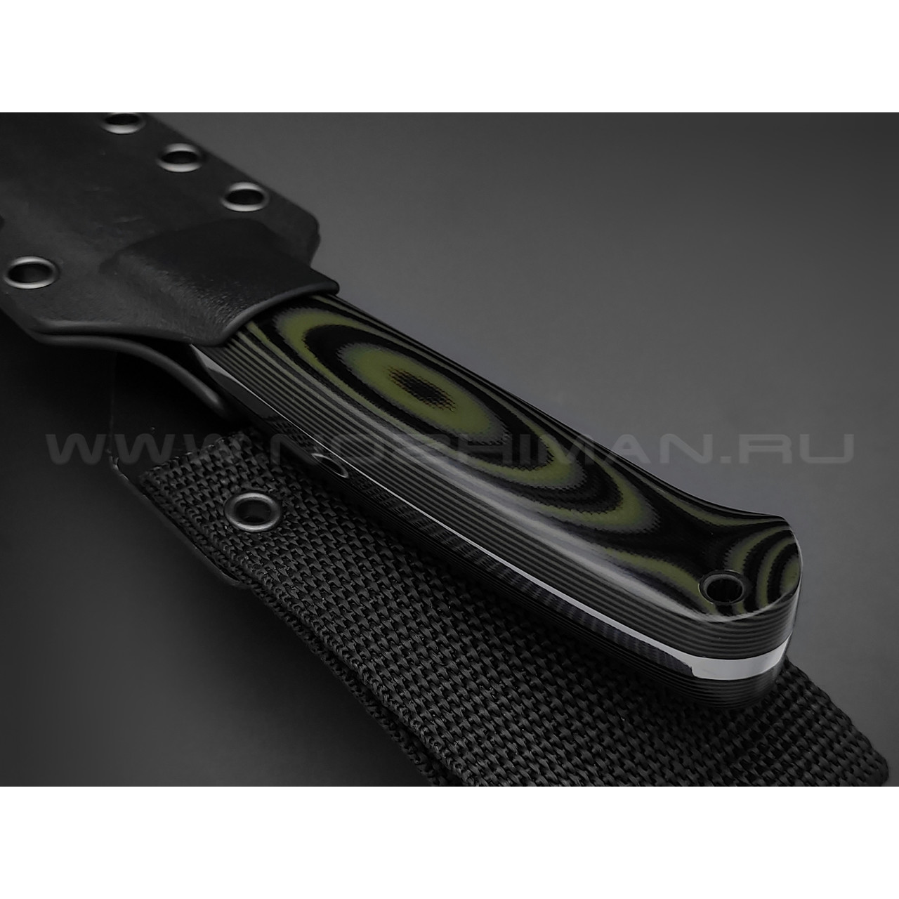 Апус нож Maverick сталь N690, рукоять G10 black & green