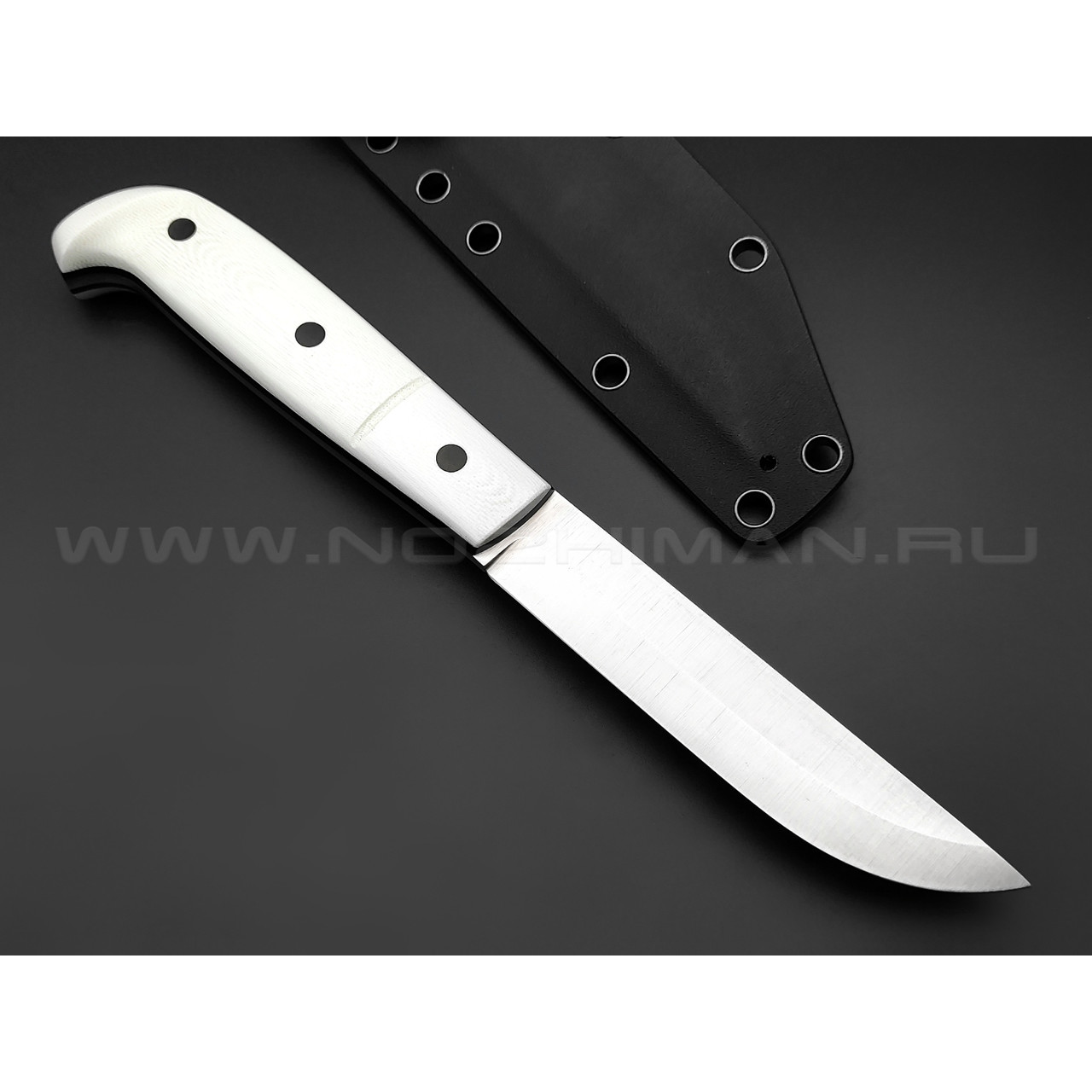 ZH Knives нож Septima сталь K110, рукоять G10 white