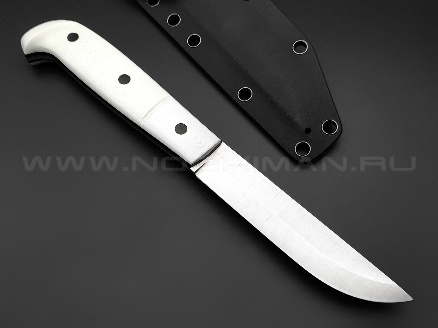 ZH Knives нож Septima сталь K110, рукоять G10 white