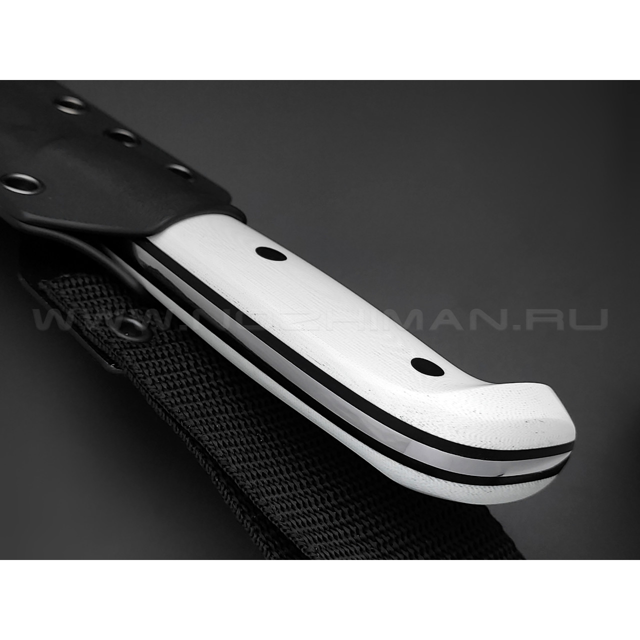 ZH Knives нож Septima сталь K110, рукоять G10 white