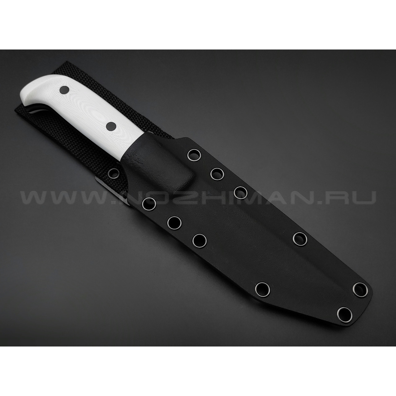ZH Knives нож Septima сталь K110, рукоять G10 white