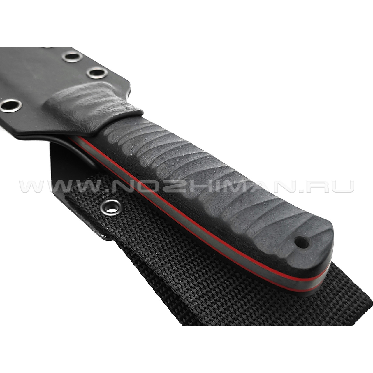 Апус нож Raider сталь N690, рукоять G10 black & red
