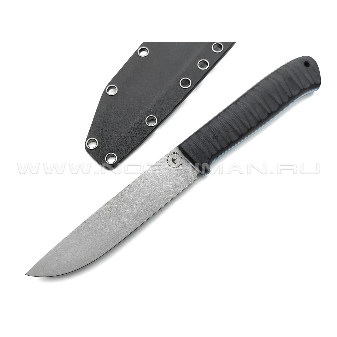 Апус нож Raider сталь N690, рукоять G10 black & blue