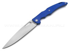 Saro нож Кайман XL сталь K110, рукоять G10 blue