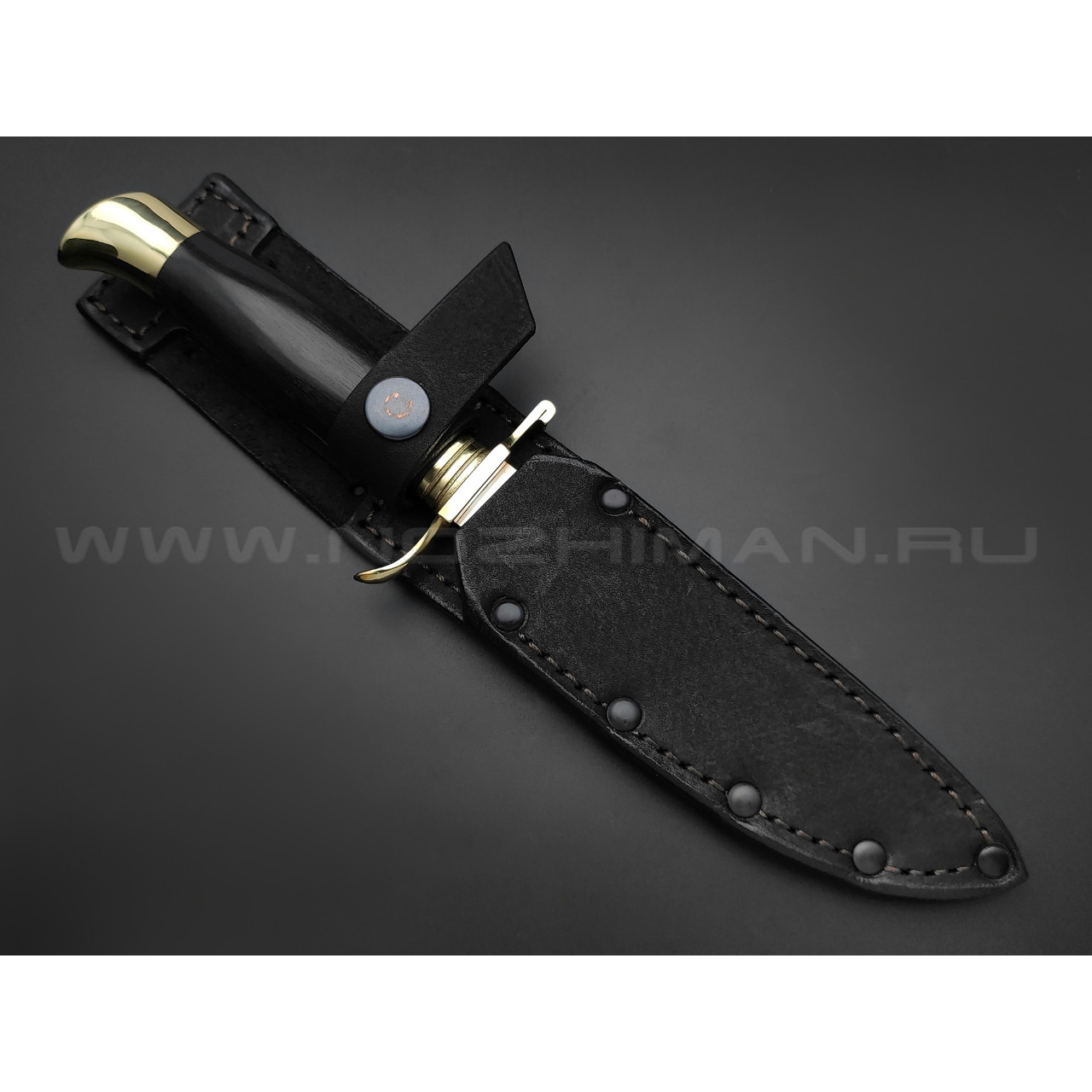 Нож "Финка НКВД" сталь 95Х18, рукоять дерево граб, латунь (Фурсач А. А.)