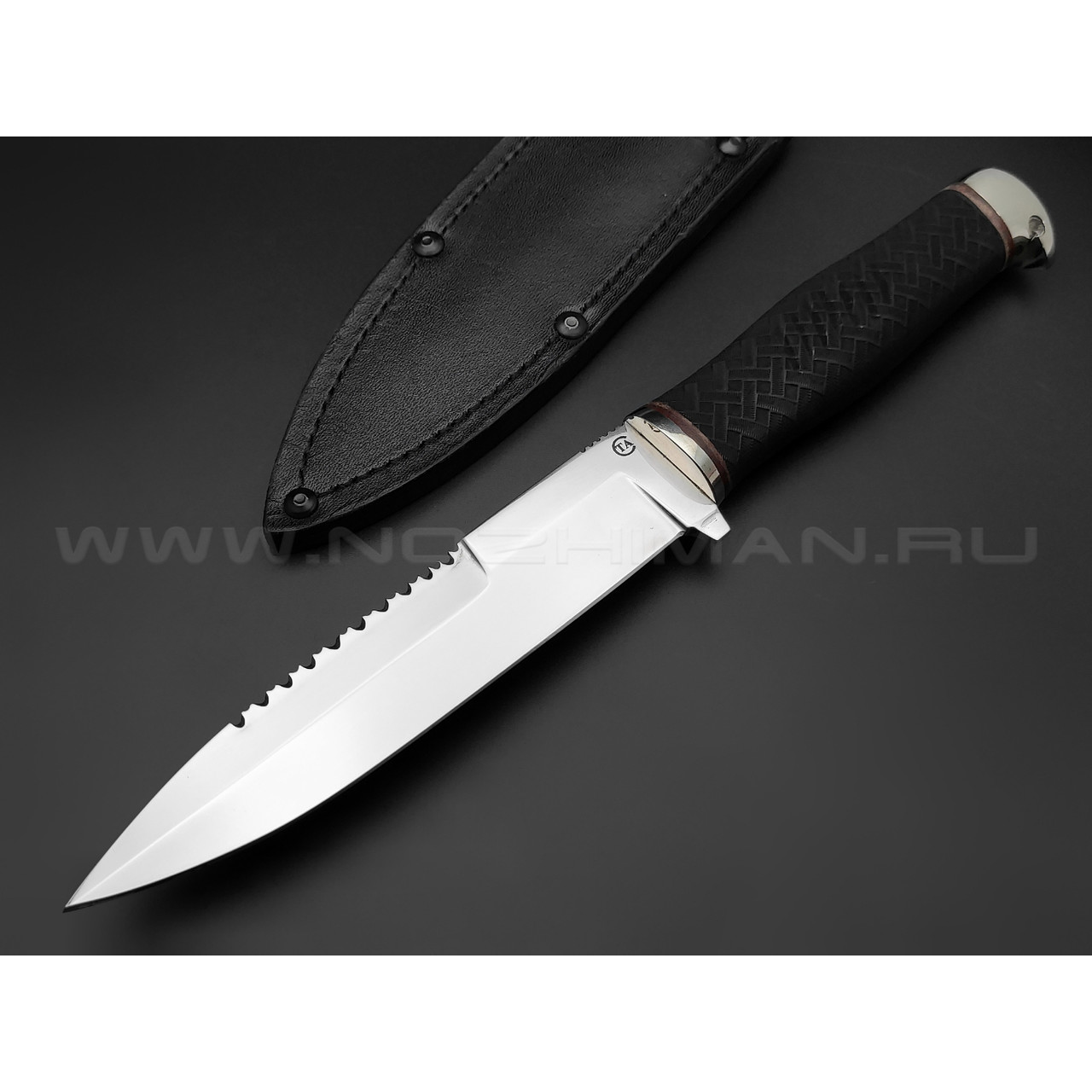 Нож "Мирный" сталь 95Х18, рукоять резина (Титов & Солдатова)