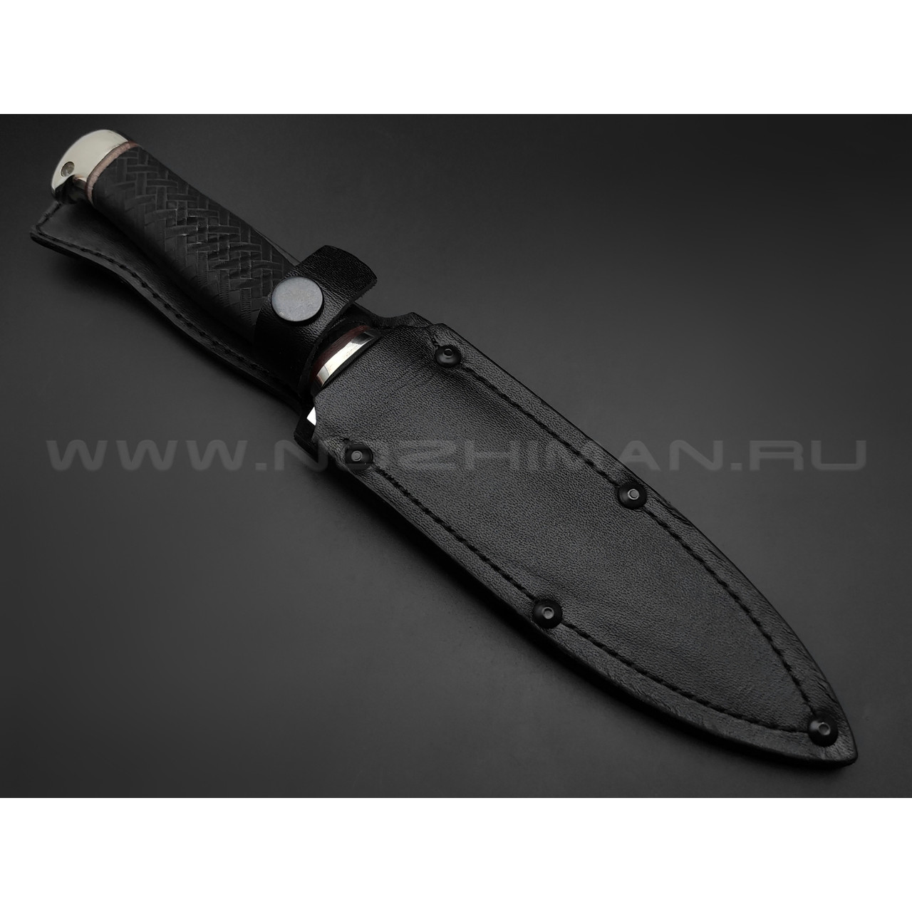 Нож "Мирный" сталь 95Х18, рукоять резина (Титов & Солдатова)